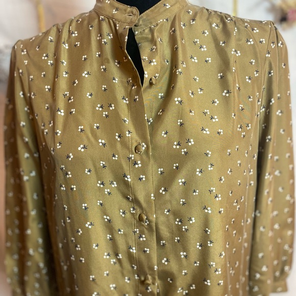 Lands End Canvas Silk Blouse - Picture 3 of 11